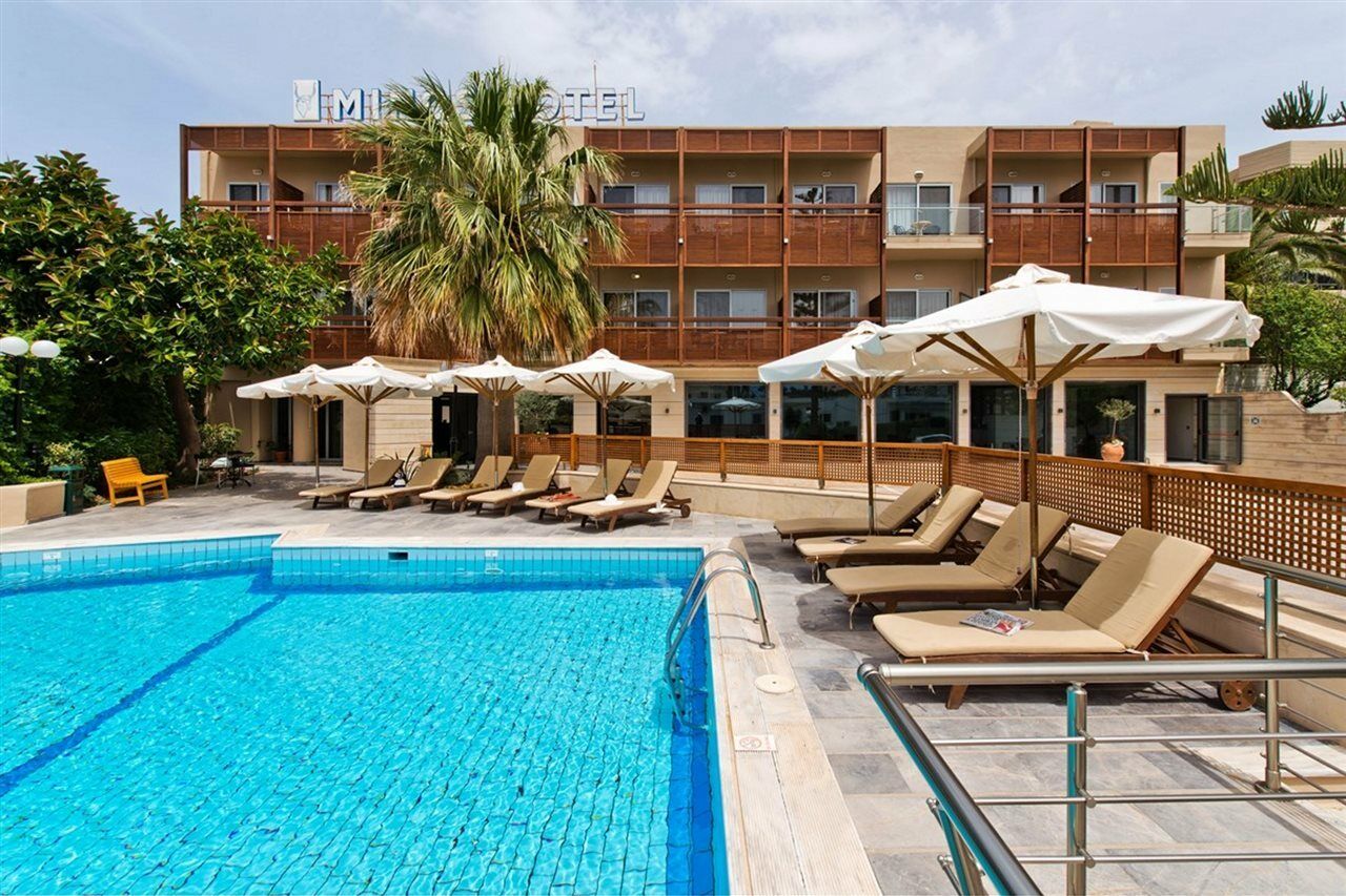Minos Hotel Rethymno  ภายนอก รูปภาพ