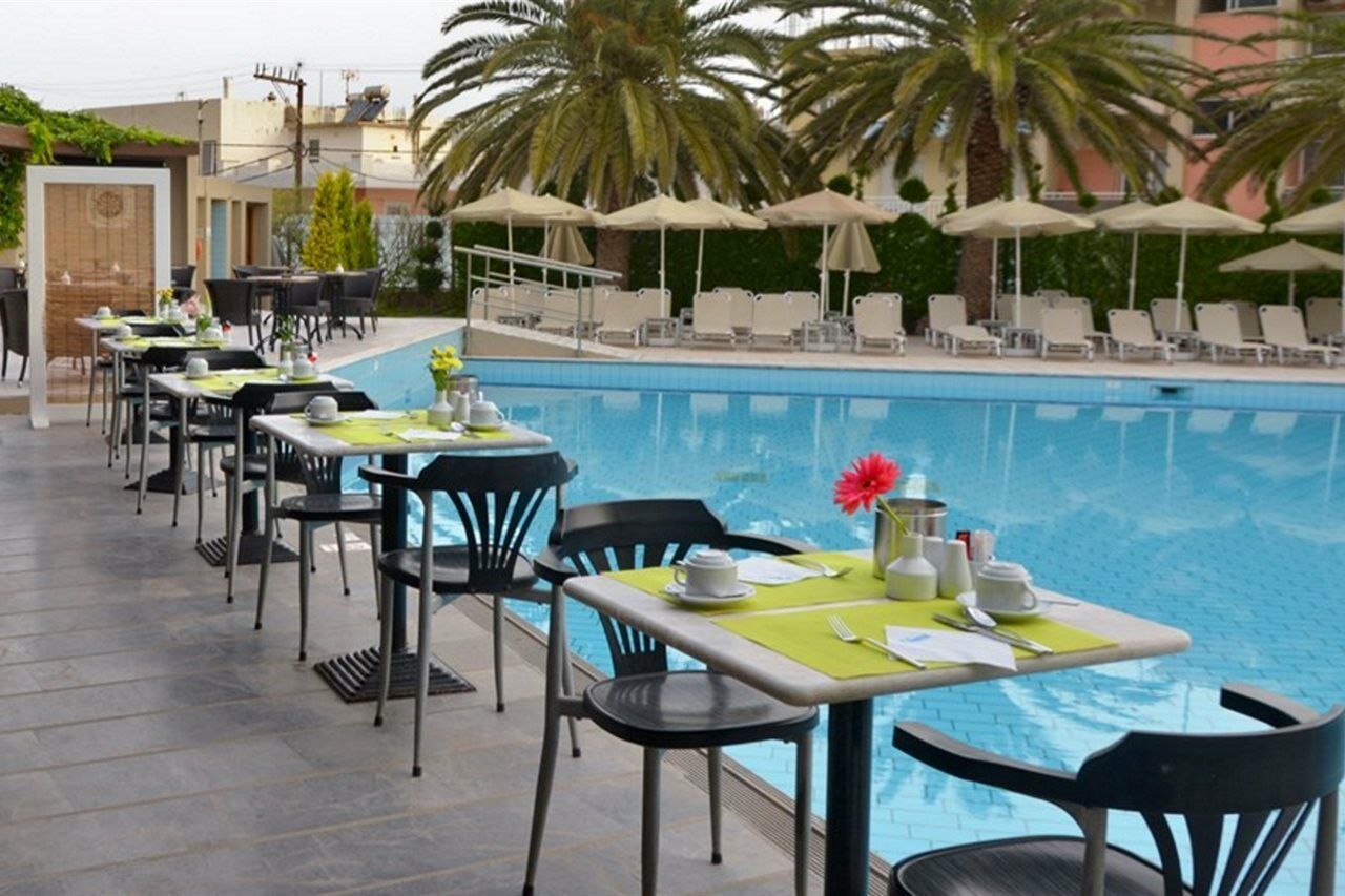 Minos Hotel Rethymno  ภายนอก รูปภาพ