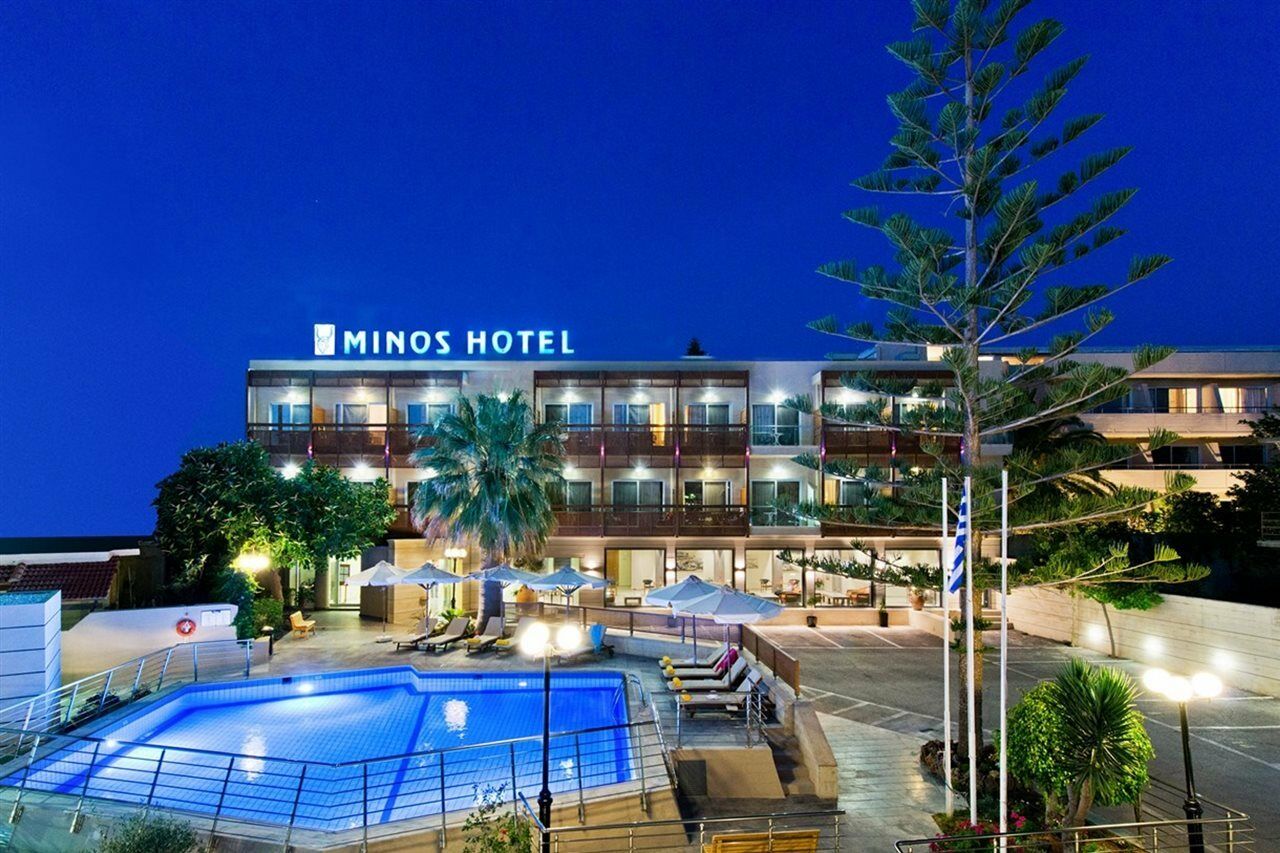 Minos Hotel Rethymno  ภายนอก รูปภาพ